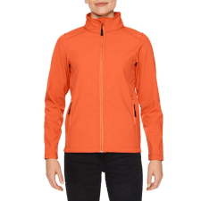 GILDAN Karcsúsított softshell cipzáros női dzseki, Gildan GILSS800, Orange-4XL női dzseki, kabát