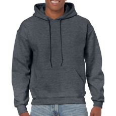 GILDAN Kenguru zsebes kapucnis pulóver, Gildan GI18500, Dark Heather-5XL