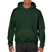 GILDAN Kenguru zsebes kapucnis pulóver, Gildan GI18500, Forest Green-L férfi pulóver, kardigán