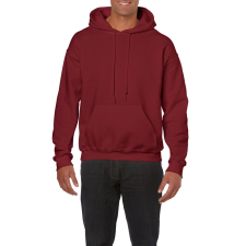 GILDAN Kenguru zsebes kapucnis pulóver, Gildan GI18500, Garnet-3XL férfi pulóver, kardigán
