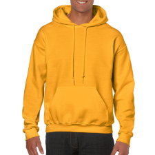 GILDAN Kenguru zsebes kapucnis pulóver, Gildan GI18500, Gold-XL férfi pulóver, kardigán