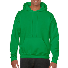 GILDAN Kenguru zsebes kapucnis pulóver, Gildan GI18500, Irish Green-2XL férfi pulóver, kardigán