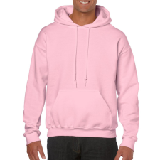 GILDAN Kenguru zsebes kapucnis pulóver, Gildan GI18500, Light Pink-XL férfi pulóver, kardigán