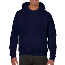 GILDAN Kenguru zsebes kapucnis pulóver, Gildan GI18500, Navy-4XL férfi pulóver, kardigán