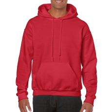 GILDAN Kenguru zsebes kapucnis pulóver, Gildan GI18500, Red-XL