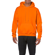 GILDAN Kenguru zsebes kapucnis pulóver, Gildan GI18500, S.Orange-2XL férfi pulóver, kardigán