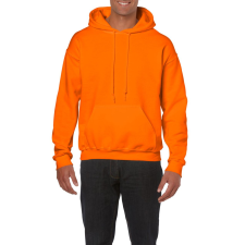 GILDAN Kenguru zsebes kapucnis pulóver, Gildan GI18500, S.Orange-XL férfi pulóver, kardigán