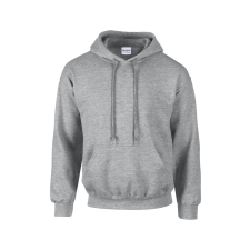 GILDAN Kenguru zsebes kapucnis pulóver, Gildan GI18500, Sport Grey-XL férfi pulóver, kardigán