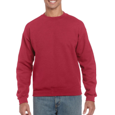GILDAN Kereknyakú körkötött pulóver, Gildan GI18000, Antique Cherry Red-3XL férfi pulóver, kardigán