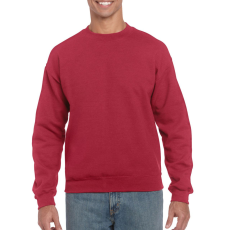 GILDAN Kereknyakú körkötött pulóver, Gildan GI18000, Antique Cherry Red-4XL
