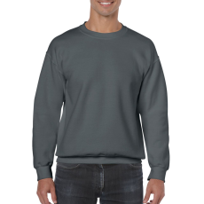 GILDAN Kereknyakú körkötött pulóver, Gildan GI18000, Charcoal-3XL