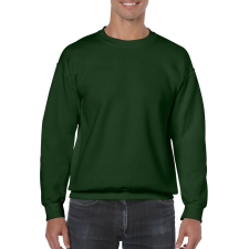 GILDAN Kereknyakú körkötött pulóver, Gildan GI18000, Forest Green-2XL férfi pulóver, kardigán