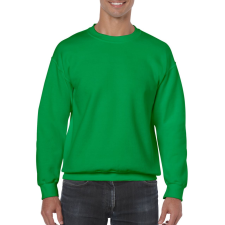 GILDAN Kereknyakú körkötött pulóver, Gildan GI18000, Irish Green-4XL férfi pulóver, kardigán