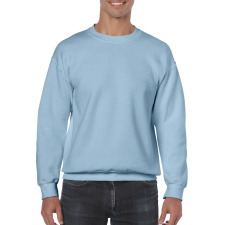 GILDAN Kereknyakú körkötött pulóver, Gildan GI18000, Light Blue-XL férfi pulóver, kardigán