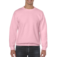 GILDAN Kereknyakú körkötött pulóver, Gildan GI18000, Light Pink-S férfi pulóver, kardigán