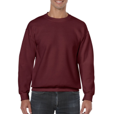 GILDAN Kereknyakú körkötött pulóver, Gildan GI18000, Maroon-3XL