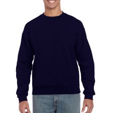 GILDAN Kereknyakú körkötött pulóver, Gildan GI18000, Navy-2XL férfi pulóver, kardigán