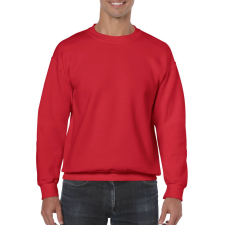 GILDAN Kereknyakú körkötött pulóver, Gildan GI18000, Red-3XL férfi pulóver, kardigán