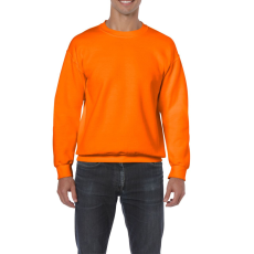 GILDAN Kereknyakú körkötött pulóver, Gildan GI18000, S.Orange-3XL