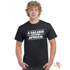 GILDAN Kereknyakú Póló - A Galaxis legjobb apukája férfi póló