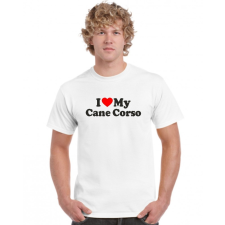 GILDAN Kereknyakú Póló - I Love My Cane Corso gyerek póló