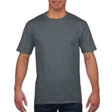 GILDAN Kereknyakú prémium pamut póló, Gildan GI4100, Charcoal-XL férfi póló