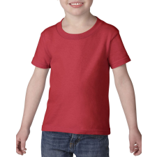 GILDAN Kereknyakú rövid ujjú gyerek póló, Gildan GIP5100, Red-3T (M) gyerek póló