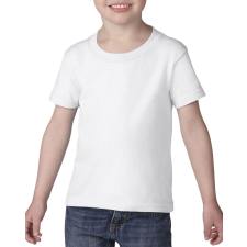 GILDAN Kereknyakú rövid ujjú gyerek póló, Gildan GIP5100, White-2T (S) gyerek póló