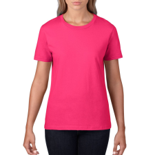 GILDAN Kereknyakú rövid ujjú női póló, Gildan GIL4100, Heliconia-2XL női póló