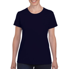 GILDAN Kerknyakú karcsusított női póló, Gildan GIL5000, Navy-2XL női póló