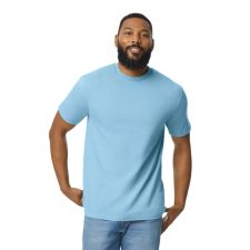 GILDAN Klasszikus szabású körkötött póló, Gildan GI65000, Light Blue-3XL férfi póló