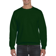 GILDAN Környakas unisex prémium pulóver, Gildan GI12000, Forest Green-S