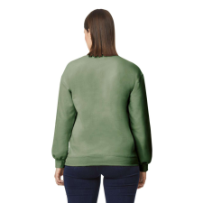 GILDAN Környakú uniszex pulóver, Gildan GISF000, Military Green-2XL férfi pulóver, kardigán
