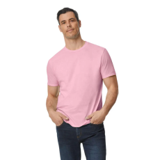 GILDAN Modern oldalvarrott rövid ujjú kereknyakú póló, Gildan GI980, Charity Pink-2XL