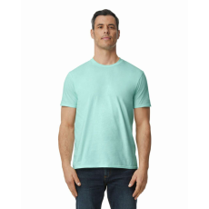 GILDAN Modern oldalvarrott rövid ujjú kereknyakú póló, Gildan GI980, Teal Ice-3XL