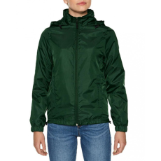 GILDAN Női széldzseki Gildan GILWR800 Hammer Ladies Windwear Jacket -XL, Forest Green