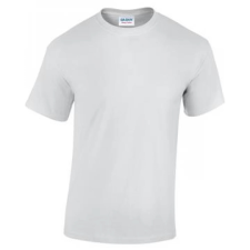 GILDAN Póló férfi környakú 100% pamut XL méret fehér férfi póló