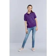 GILDAN Póló (Gildan Dryblend) ifjúság gyerek (35%pamut 65%poliészter) sport grey, S