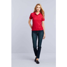 GILDAN Póló (Gildan Dryblend) női galléros női (65%poliészter 35%pamut) irish green, 2XL