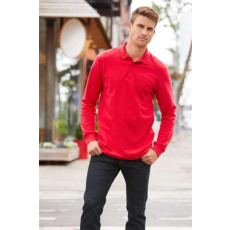 GILDAN Póló (Gildan Premium Cotton) hosszú ujjú férfi (100%pamut) red, 3XL