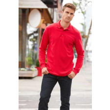 GILDAN Póló (Gildan Premium Cotton) hosszú ujjú férfi (100%pamut) red, M munkaruha
