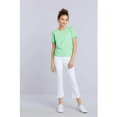 GILDAN Póló (Gildan Softstyle) ifjúság gyerek (100%pamut) white, M