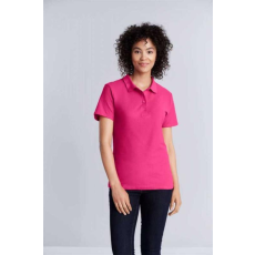 GILDAN Póló (Gildan Softstyle) női galléros (100%pamut 177g/m2) black, L