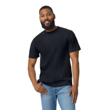 GILDAN Póló (Gildan Softstyle) unisex, pitch black, 3XL munkaruha