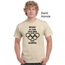 GILDAN Póló - Nyugi! Ez csak tesi óra nem olimpia gyerek póló