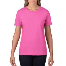 GILDAN Premium Cotton® női póló (azálea, L)
