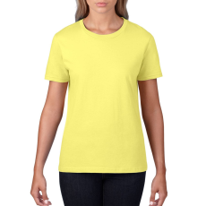 GILDAN Premium Cotton® női póló (cornsilk, 2XL)