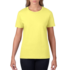 GILDAN Premium Cotton® női póló (cornsilk, XL)