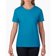 GILDAN Premium Cotton® női póló (sapphire, 2XL) női póló