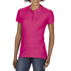 GILDAN Prémium dupla piké galléros női póló, Gildan GIL85800, Heliconia-2XL